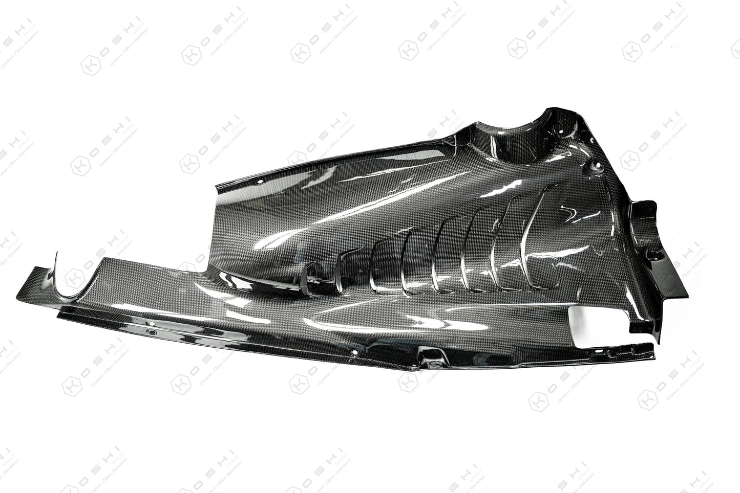 Ferrari F8 – Carbon Fiber Engine Covers Trim Set - Carbon Fibre - TMC Motorsport