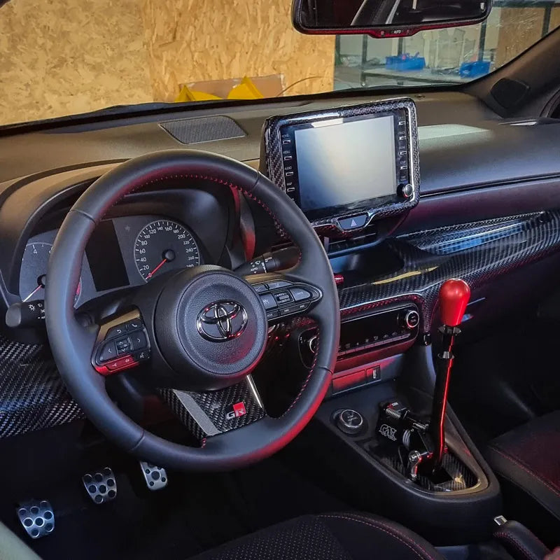 Toyota GR Yaris Screen Display Frame - Carbon Fibre - TMC Motorsport