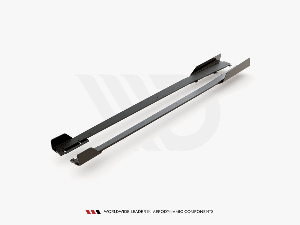 Maxton Design Street PRO Side Skirts Diffusers + Flaps Audi RS3 8V Sportback