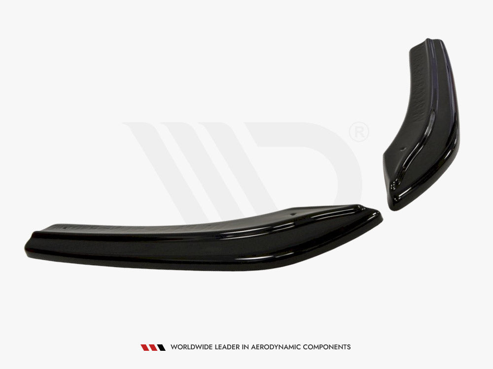 Maxton Design Rear Side Splitters VW Passat CC R36 Rline (Preface) - Carbon Look