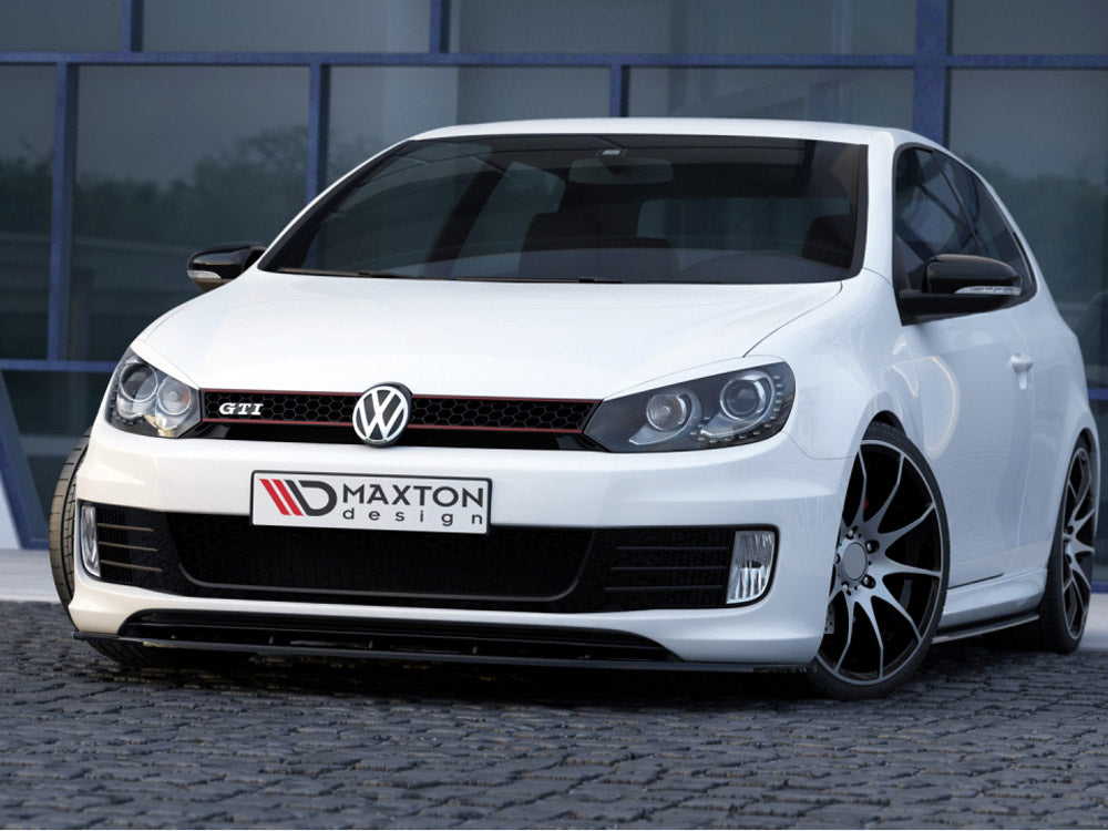 Maxton Design Front Splitter VER.2 VW Golf VI (For Golf GTI 35TH)