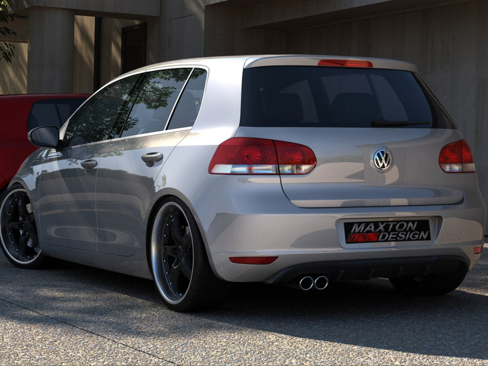 Maxton Design Rear Valance VW Golf VI With 1 Exhaust HOLE