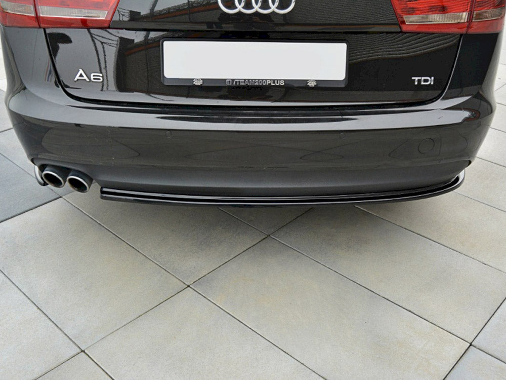 Maxton Design Rear Side Splitters Audi A6 C7 - Textured