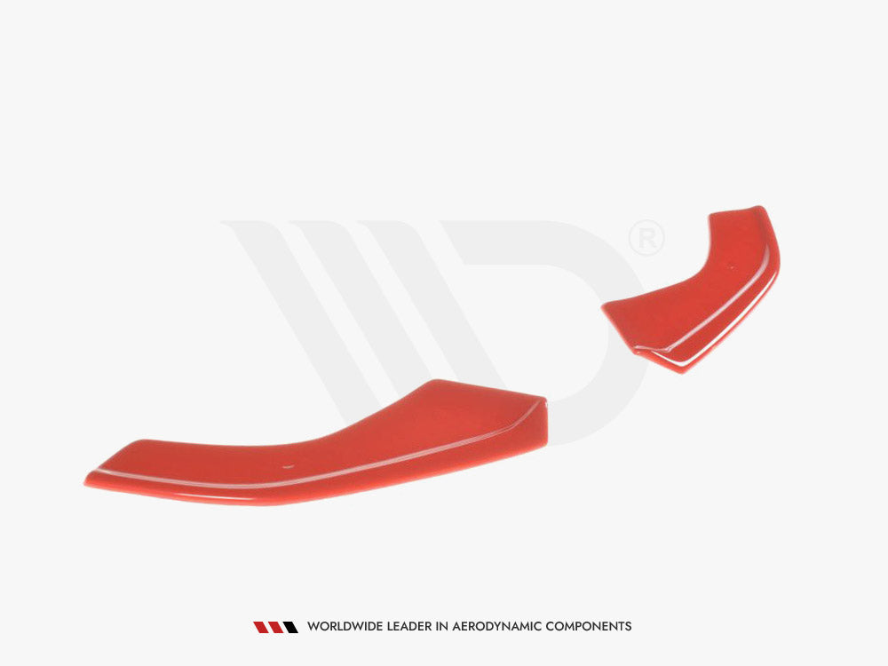 Maxton Design Front Side Splitters Volkswagen Golf R / R-Line Mk7 Facelift