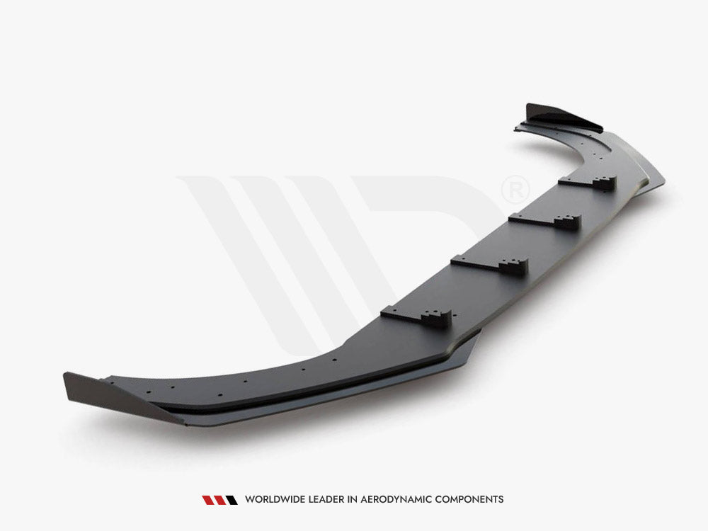 Maxton Design Street Pro Front Splitter + Flaps Volkswagen Golf GTI / GTE / GTD / R-Line Mk8