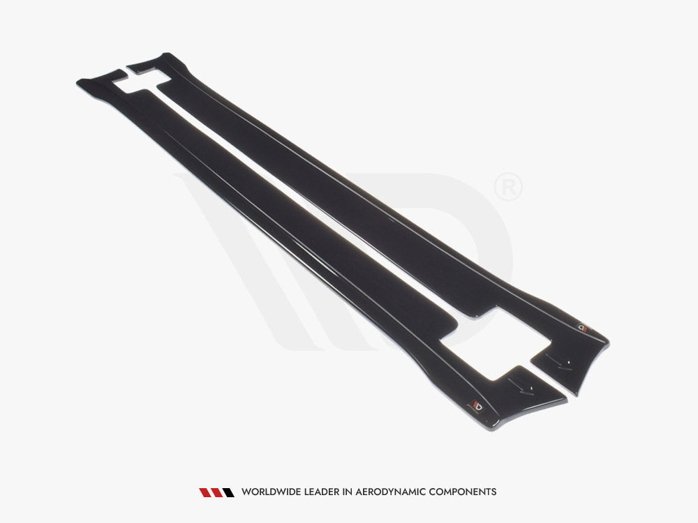 Maxton Design Side Skirts Diffusers V.2 Tesla Model X (2015-)