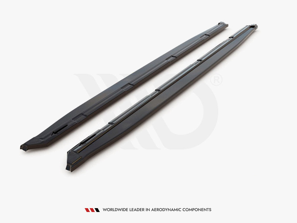 Maxton Design Side Skirts Diffusers Skoda Kodiaq Mk1 Sportline / RS (version with mudflaps)