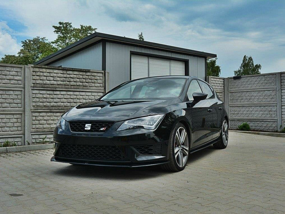 Maxton Design Front Splitter Seat Leon III Cupra / FR CARBON LOOK
