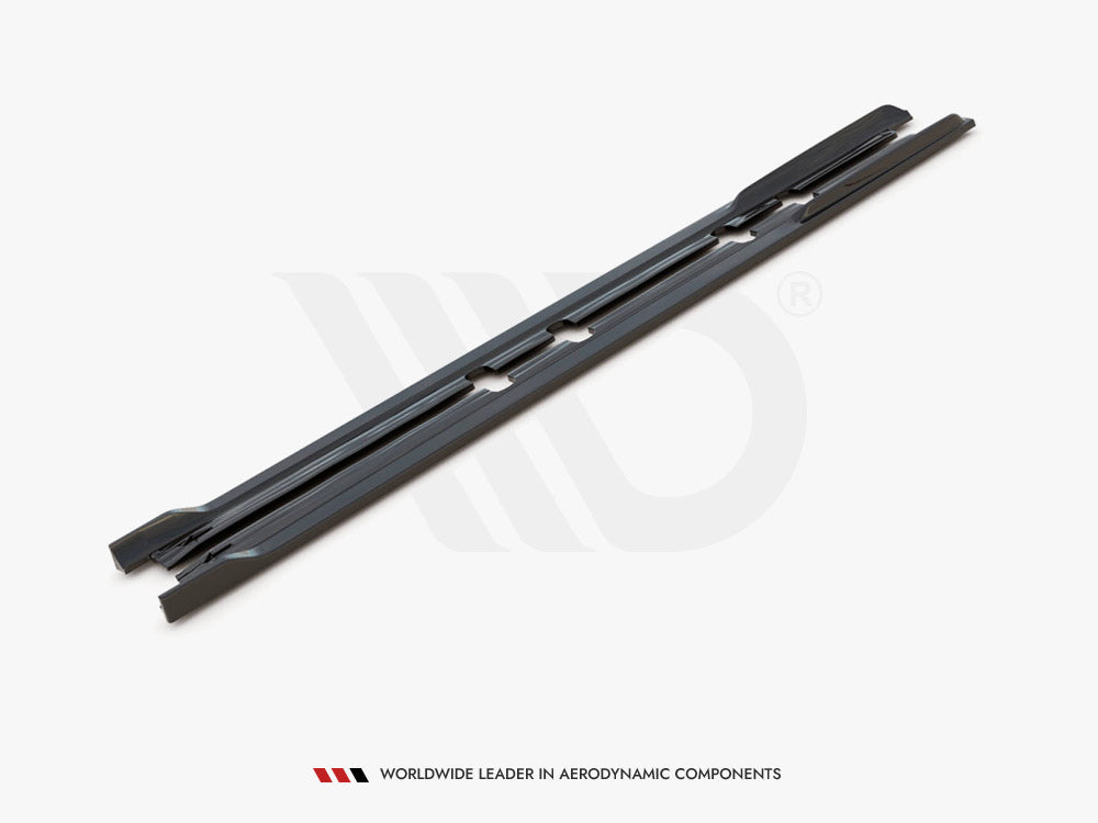 Maxton Design Side Skirts Diffusers V.2 Seat Leon FR ST / Hatchback Mk4 / Cupra Leon ST / Hatchback Mk1 / Mk1 Facelift