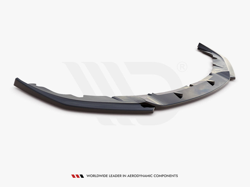 Maxton Design Front Splitter V.2 Porsche Panamera Turbo 970 Facelift (2013-2016)