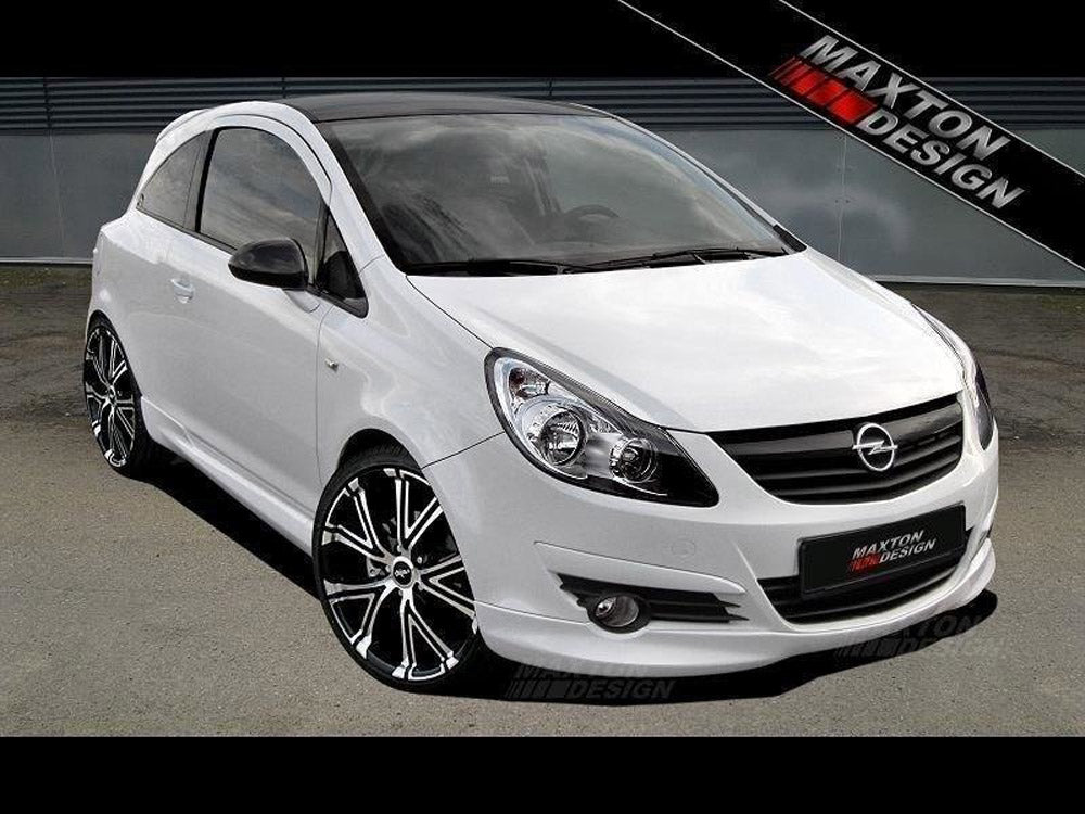 Maxton Design Front Bumper Spoiler Opel Corsa D (Preface)