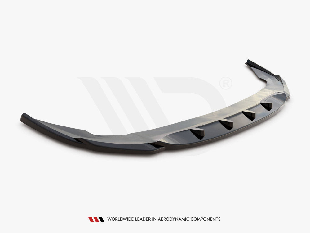 Maxton Design Front Splitter V.1 Bmw 2 GRAN Coupe M-pack / M235I F44 (2019-)