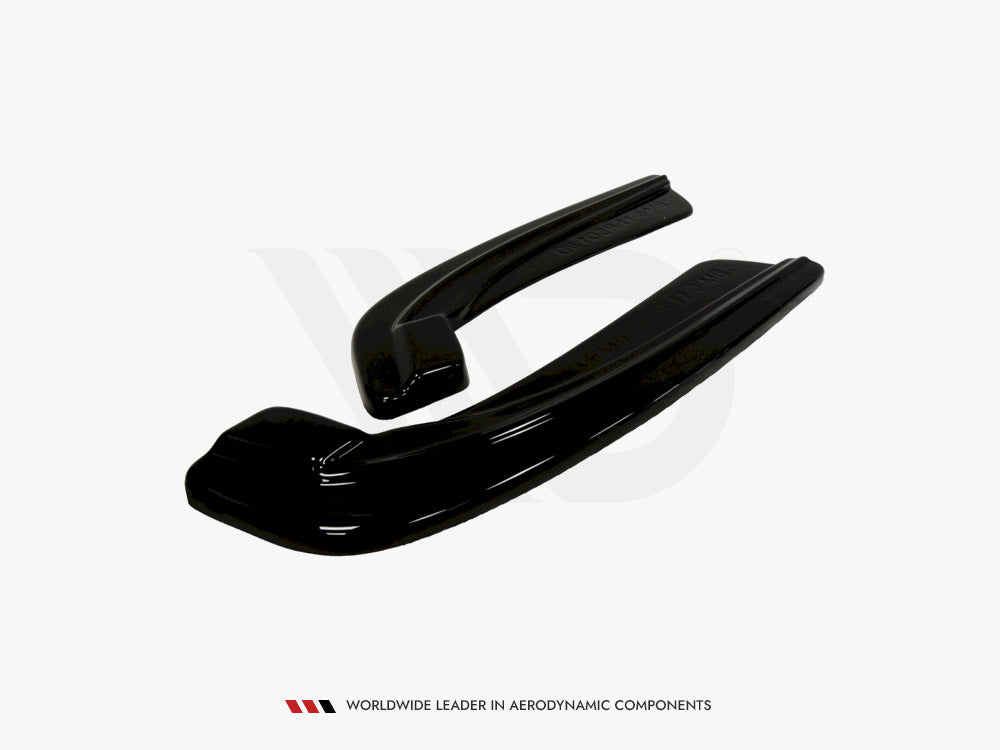Maxton Design Rear Side Splitters Bmw 5 F11 M-pack (Fits TWO Single Exhaust Ends)