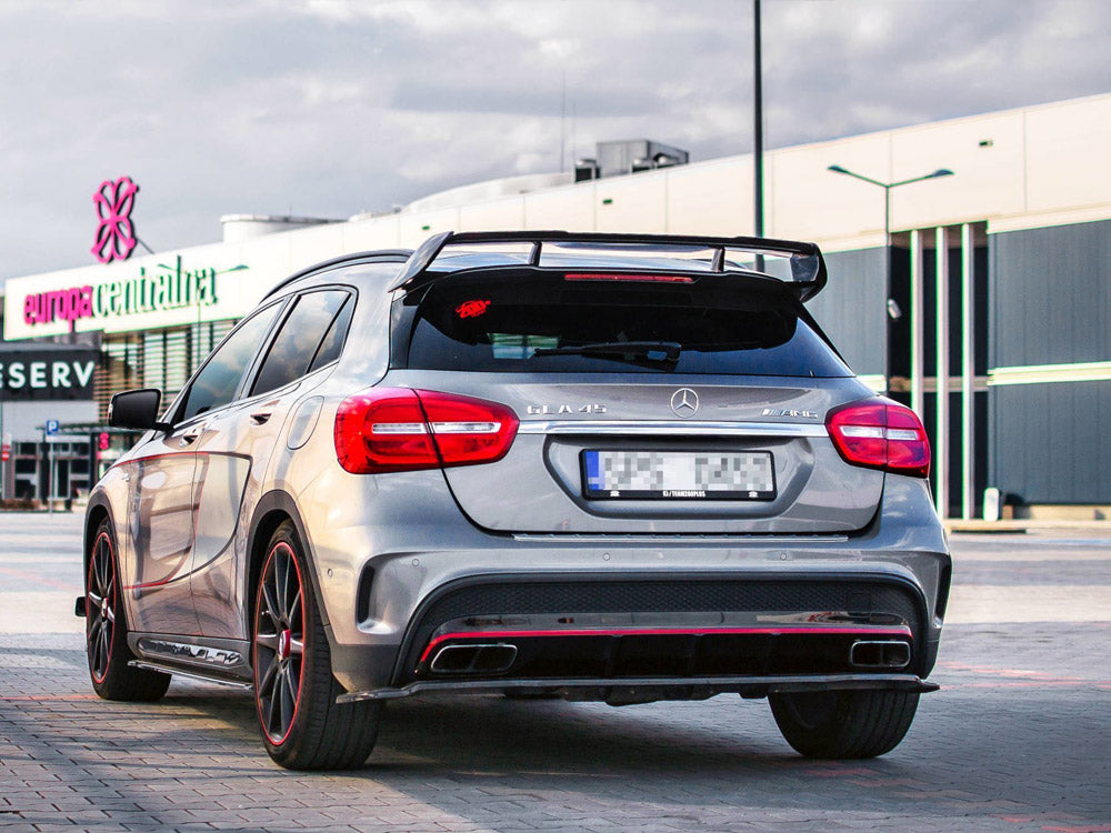 Maxton Design Rear Splitter (Vertical Bars) Mercedes-Benz GLA 45 AMG SUV (X156) Pre-Facelift