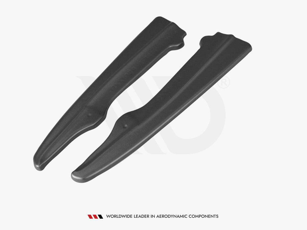 Maxton Design Rear Side Splitters Mercedes - Benz E Coupe / Cabrio C207 Facelift / A207 Facelit - Carbon Look