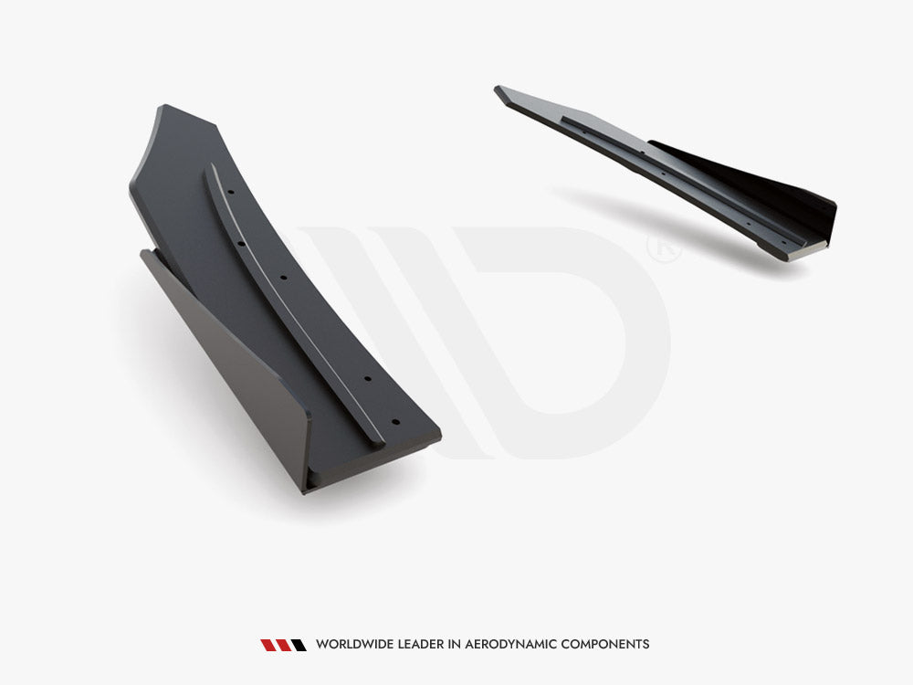 Maxton Design Street PRO Rear Side Splitters + Flaps Mercedes - AMG C43 Coupe C205