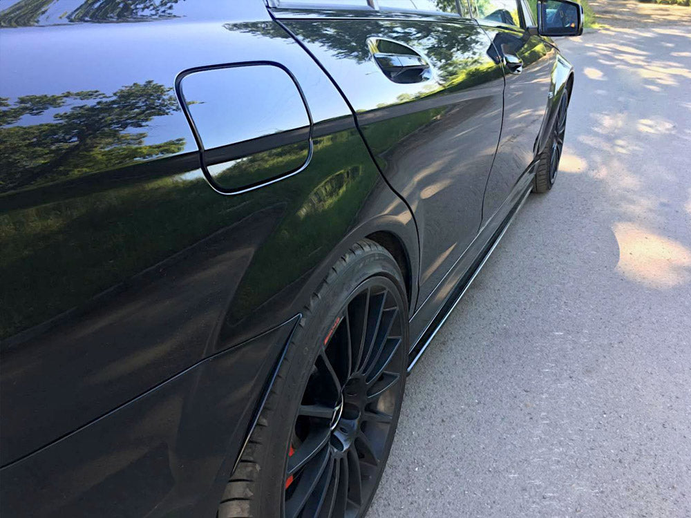 Maxton Design Side Skirts Diffusers Mercedes-Benz C63 AMG Sedan / Estate W204 / S204 Facelift