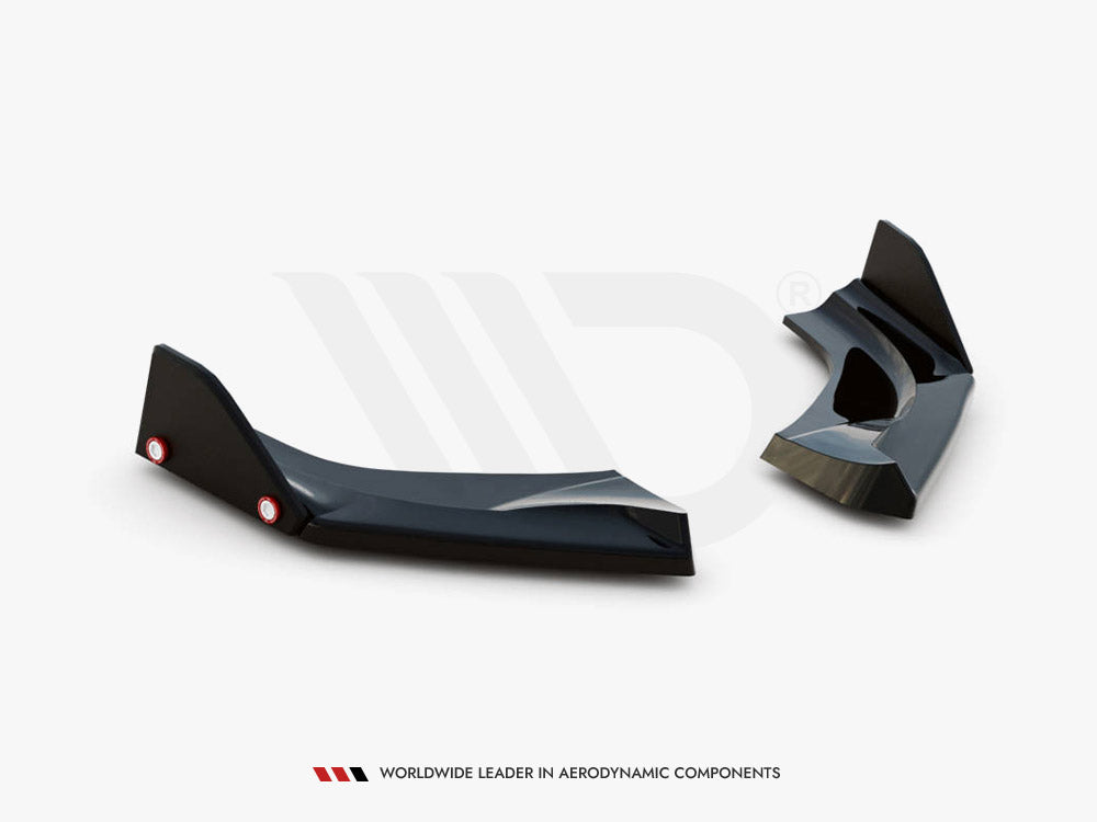 Maxton Design Rear Side Splitters V.1 + Flaps Hyundai I30 N Hatchback Mk3 Facelift