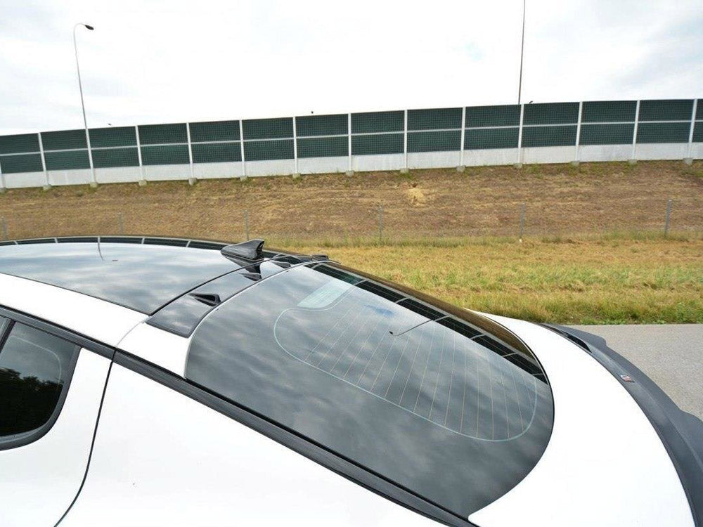 Maxton Design Rear Window Extension Kia Stinger GT / GT-Line / Standard Mk1 - Carbon Look