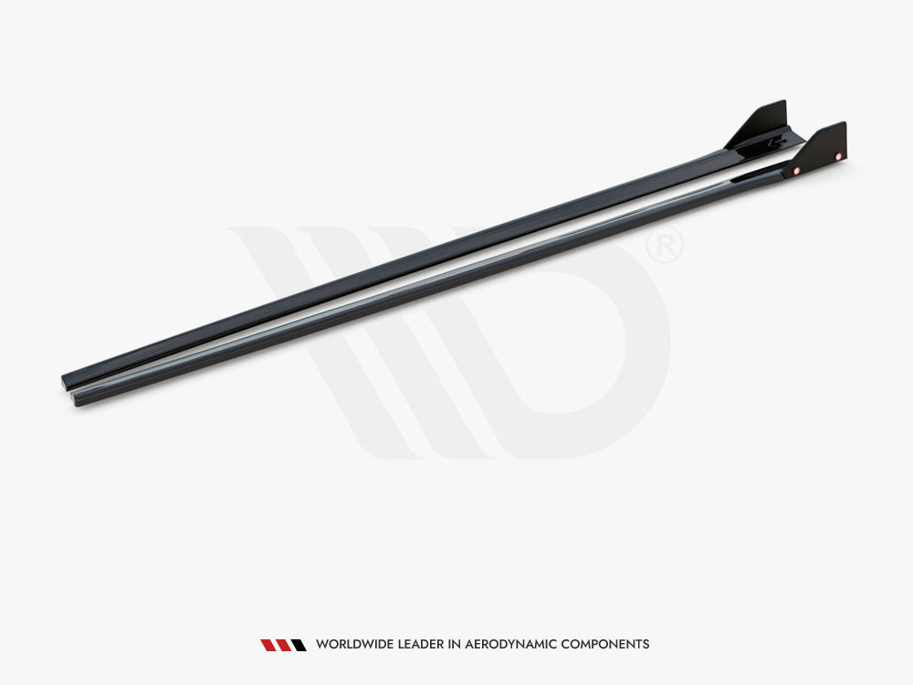 Maxton Design Side Skirts Diffusers V.5 + Flaps Hyundai I30 N Mk3 / Mk3 FL Hatchback / Fastback