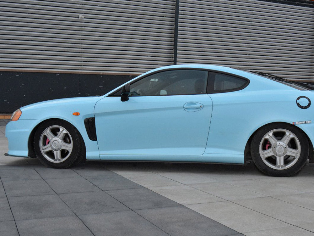 Maxton Design Racing Side Skirts Diffusers Hyundai Tiburon (Coupe) MK2 Facelift (2005-2008)
