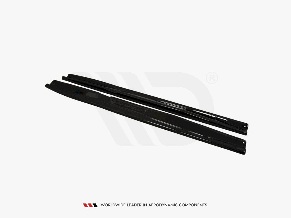 Maxton Design Side Skirts Diffusers Abarth Punto Evo - Carbon Look