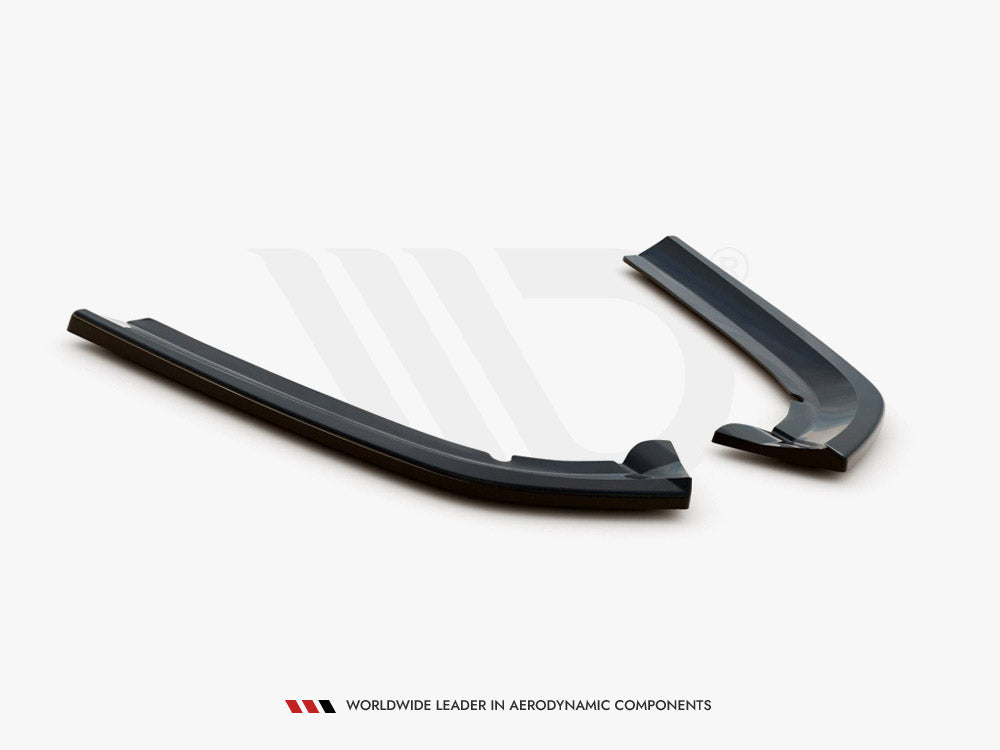 Maxton Design Rear Side Splitters Ford Mondeo Vignale Mk5 Facelift - Carbon Look