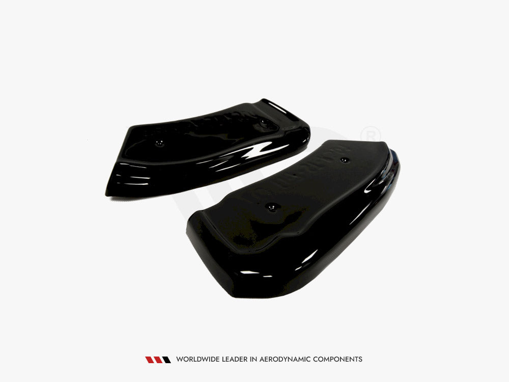 Maxton Design Rear Side Splitters Ford Fiesta Mk7 ST / ST-Line - Carbon Look