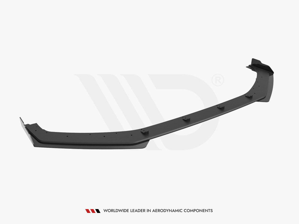Maxton Design Street PRO Front Splitter V.1 + Flaps Hyundai I20 N Mk3