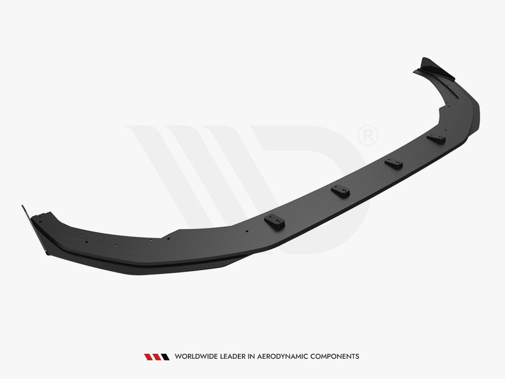 Maxton Design Street PRO Front Splitter V.1 + Flaps Audi S3 / A3 S-Line 8Y