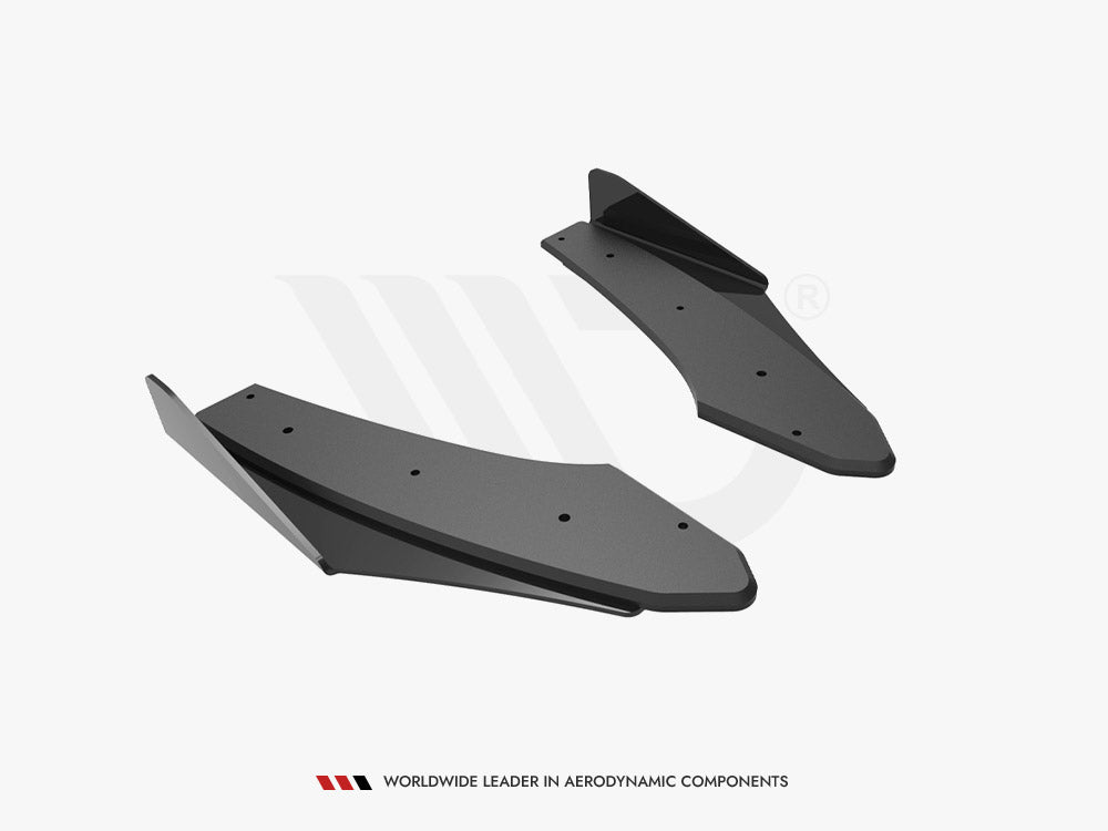 Maxton Design Street PRO Rear Side Splitters + Flaps Audi S3 Sedan 8Y