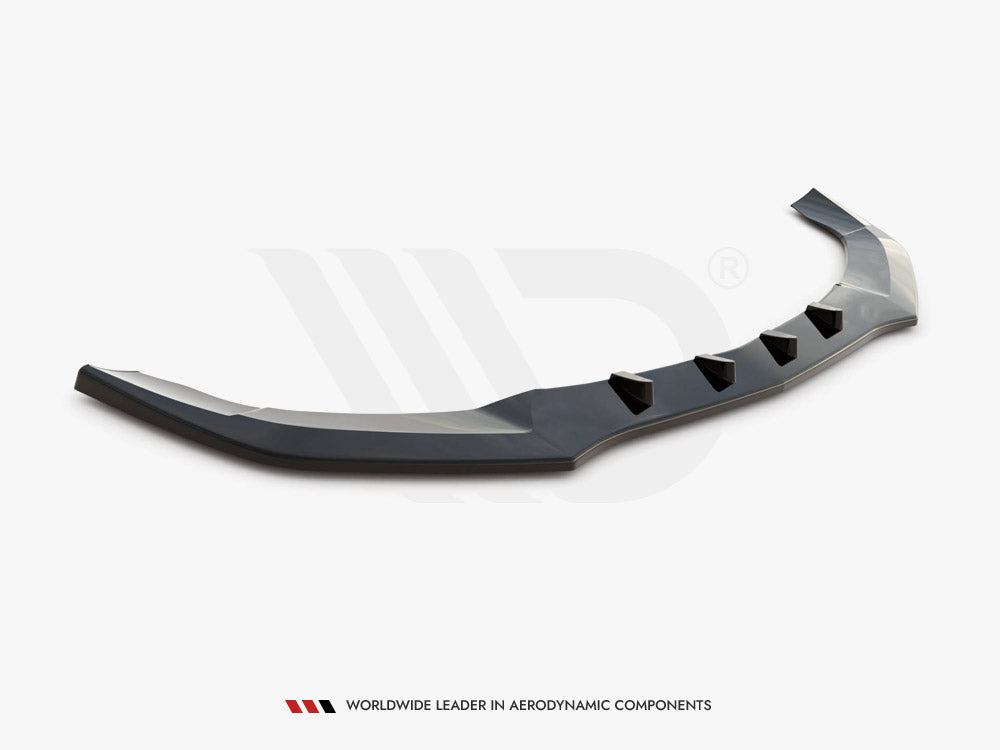Maxton Design Front Splitter V.1 Mercedes E Amg-Line Sedan W212 Facelift (2012-2016)