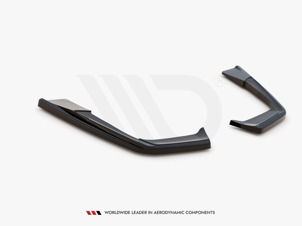 Maxton Design Rear Side Splitters Mercedes-AMG C 63AMG Coupe AMG Aero Pack C205 Facelift