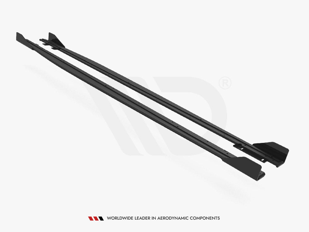 Maxton Design Street PRO Side Skirts Diffusers + Flaps Audi RS3 Sedan 8Y