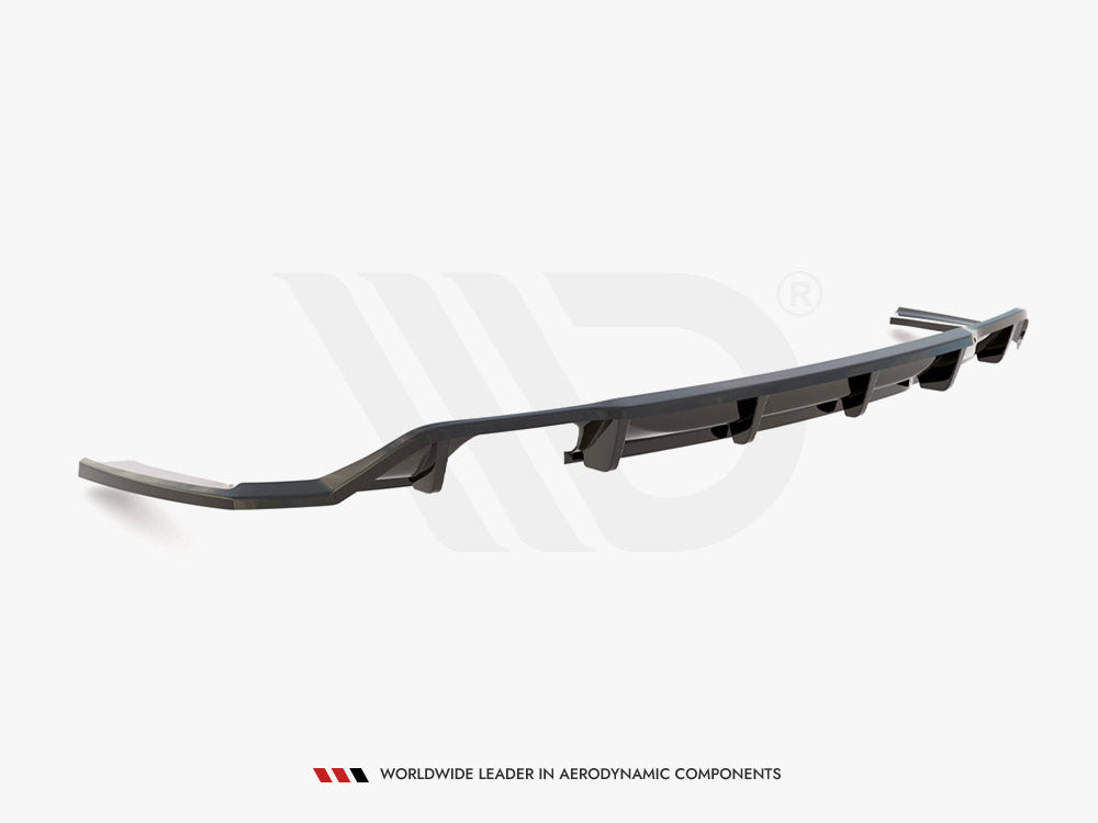 Maxton Design Central Rear Splitter (Vertical Bars) BMW 2 M-Pack F22