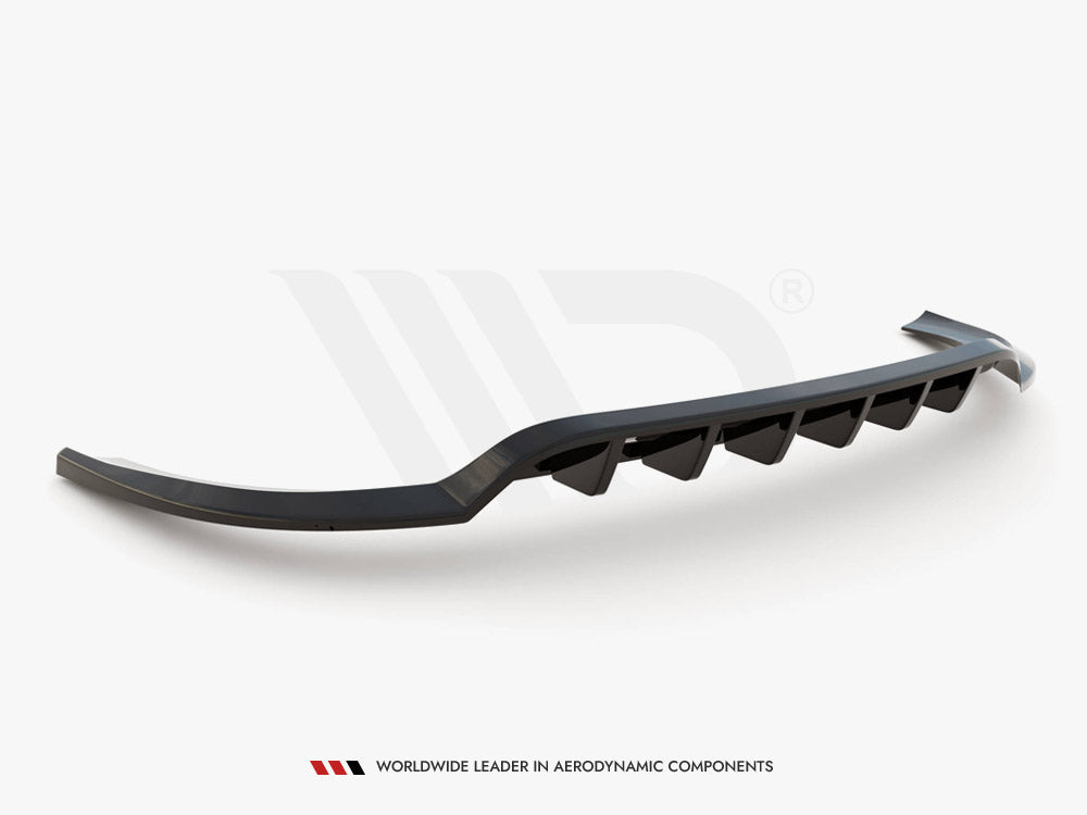 Maxton Design Central Rear Splitter (Vertical Bars) Hyundai IX35 Mk1