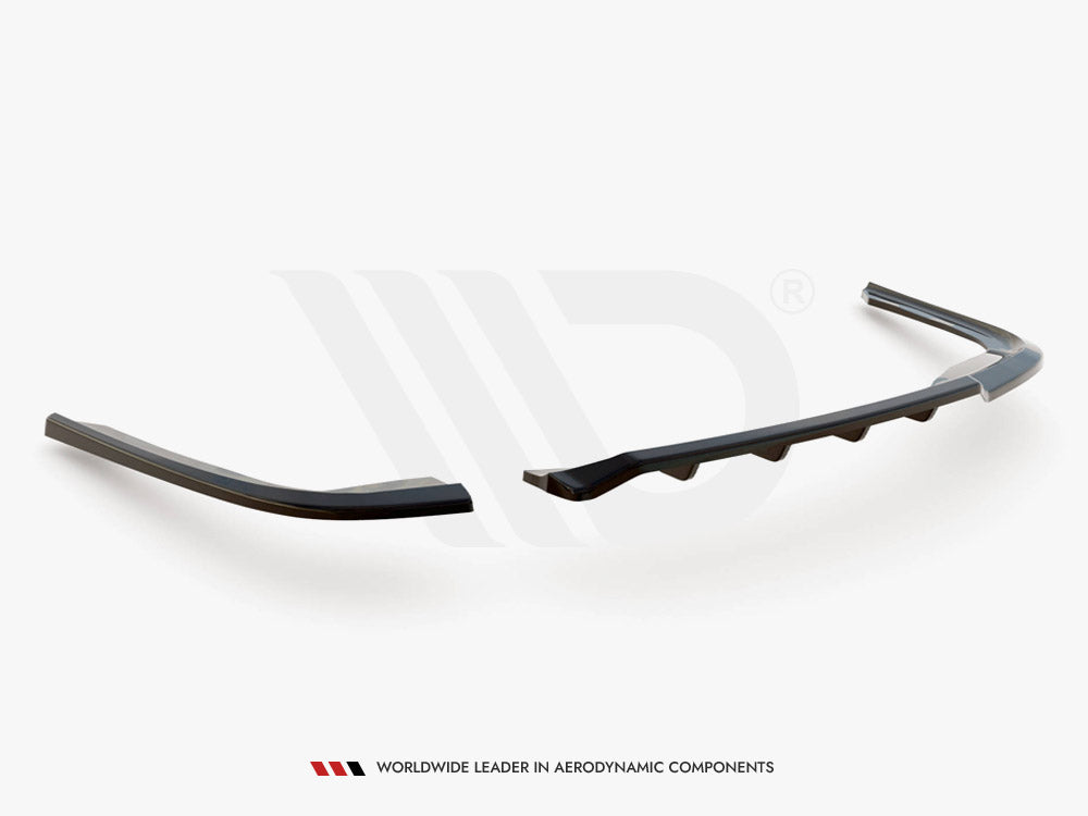 Maxton Design Central Rear Splitter (Vertical Bars) BMW 3 GT F34