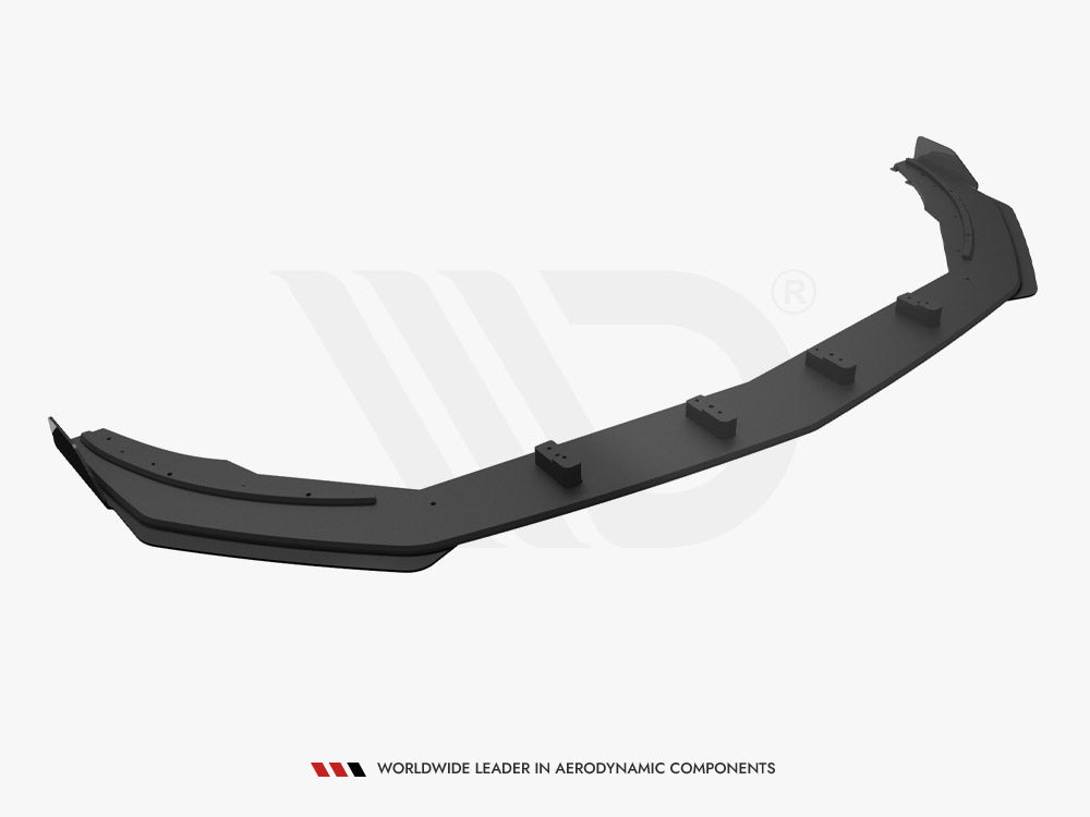 Maxton Design Street PRO Front Splitter + Flaps Mercedes A35 AMG / AMG-Line Aero Pack W177