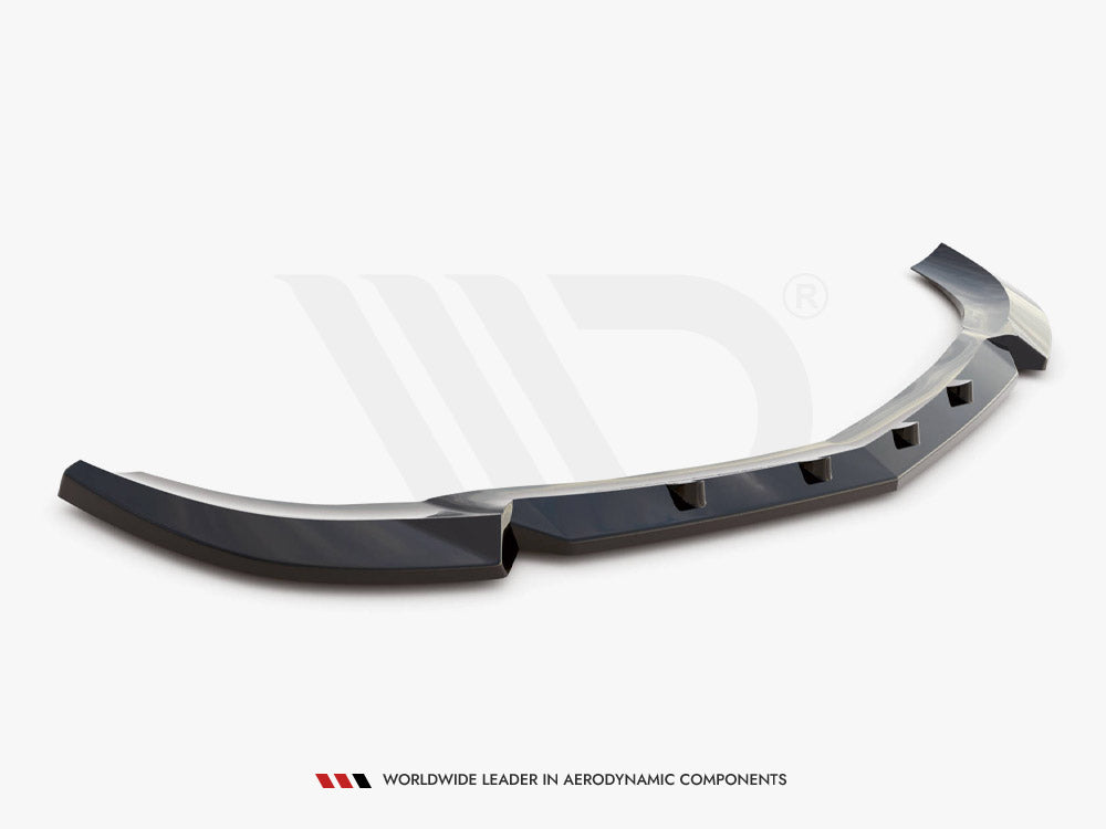 Maxton Design Front Splitter V.1 Mercedes-Benz C Coupe / Sedan / Estate AMG-Line C204 / W204 Facelift / S204 Facelift