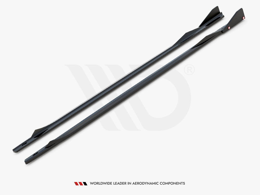 Maxton Design Side Skirts Diffusers V.2 + Flaps BMW 2 Coupe M-Pack / M240i G42