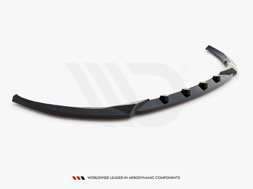 Maxton Design Front Splitter V.2 Mercedes-Benz C AMG Line Sedan / Coupe / Estate W205 / C205 / S205 Facelift