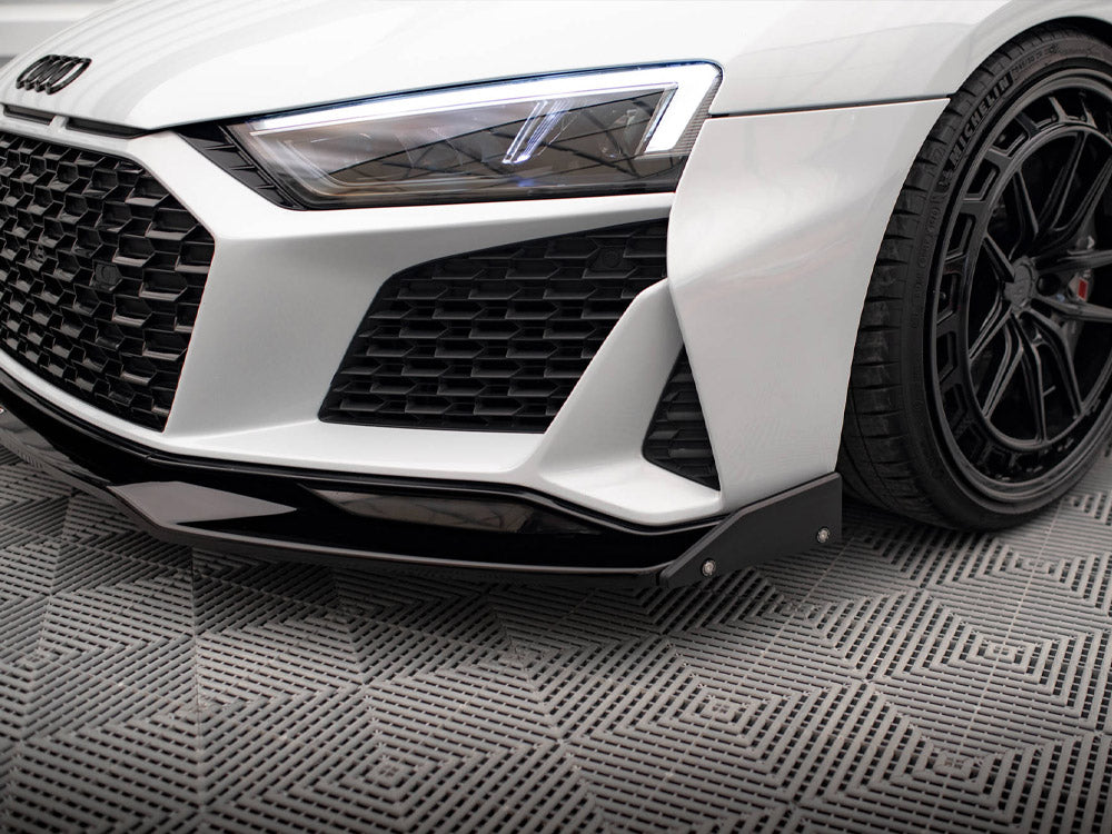 Maxton Design Front Splitter V.3 + Flaps Audi R8 Mk2 Facelift