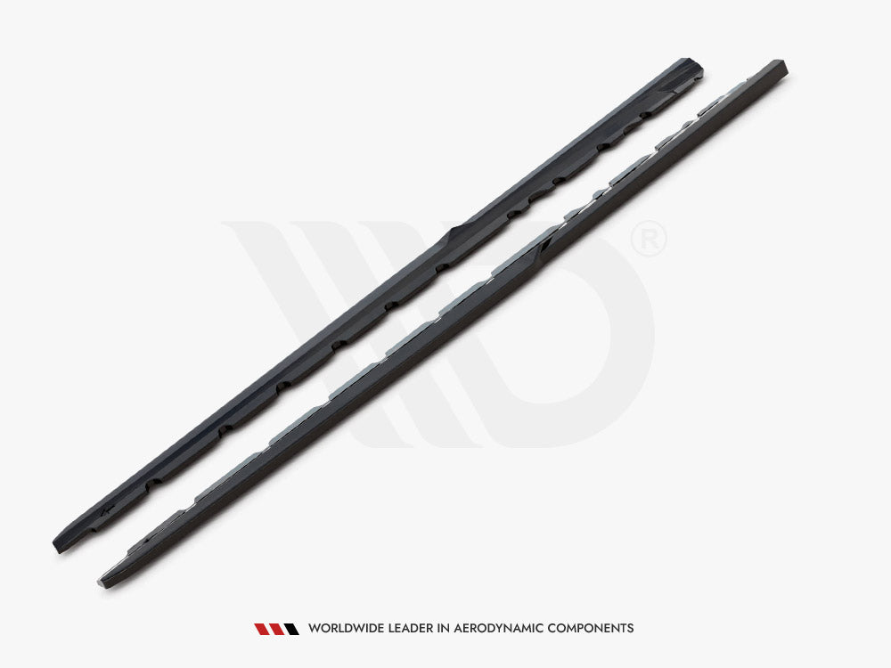 Maxton Design Side Skirts Diffusers V.2 Audi R8 Mk2 Facelift - Carbon Look