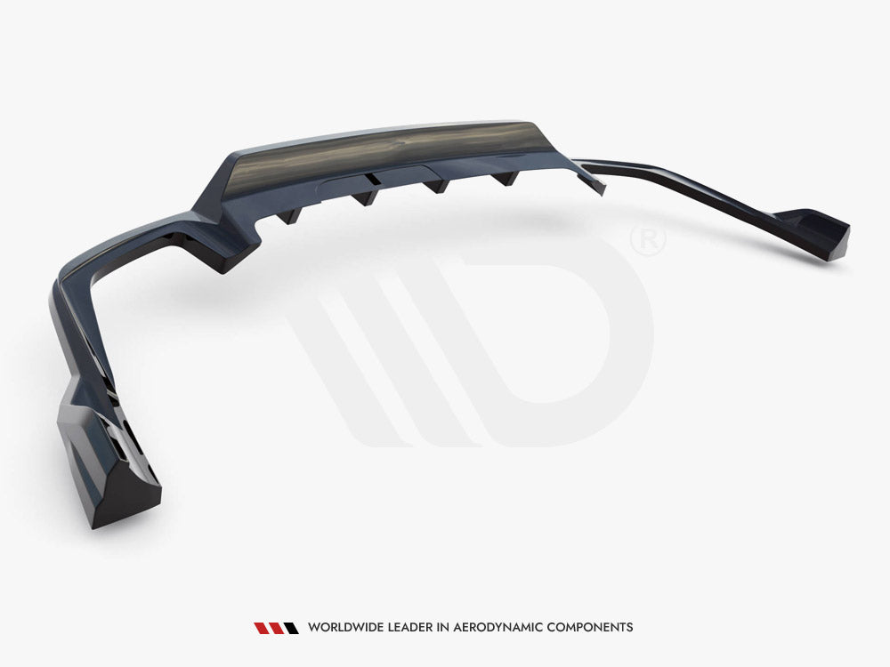 Maxton Design Rear Splitter (Vertical Bars) Volvo XC60 R-Design Mk2 Facelift
