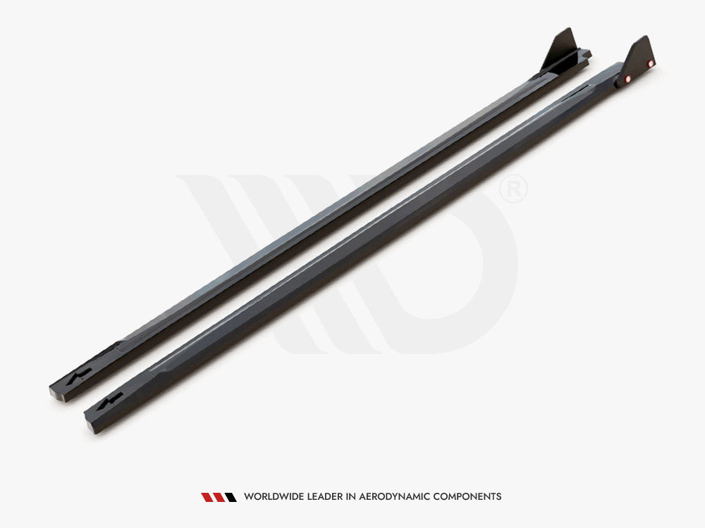 Maxton Design Side Skirts Diffusers V.1 + Flaps Hyundai Kona N Mk1