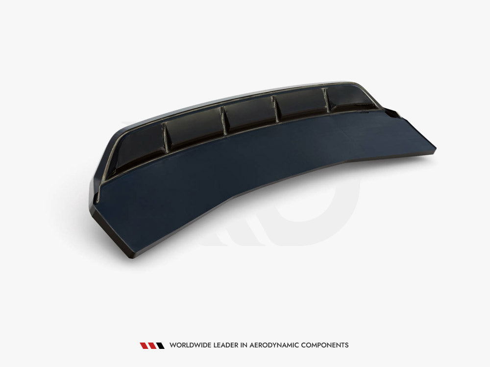 Maxton Design Central Rear Splitter (Vertical Bars) Audi A4 Competition B9