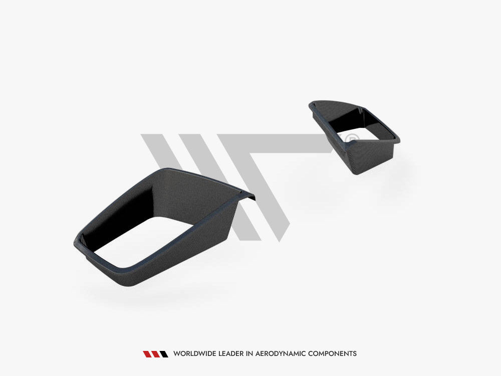 Maxton Design Carbon Fiber Front Bumper Side Vents BMW 1 F40 M-Pack / M135i