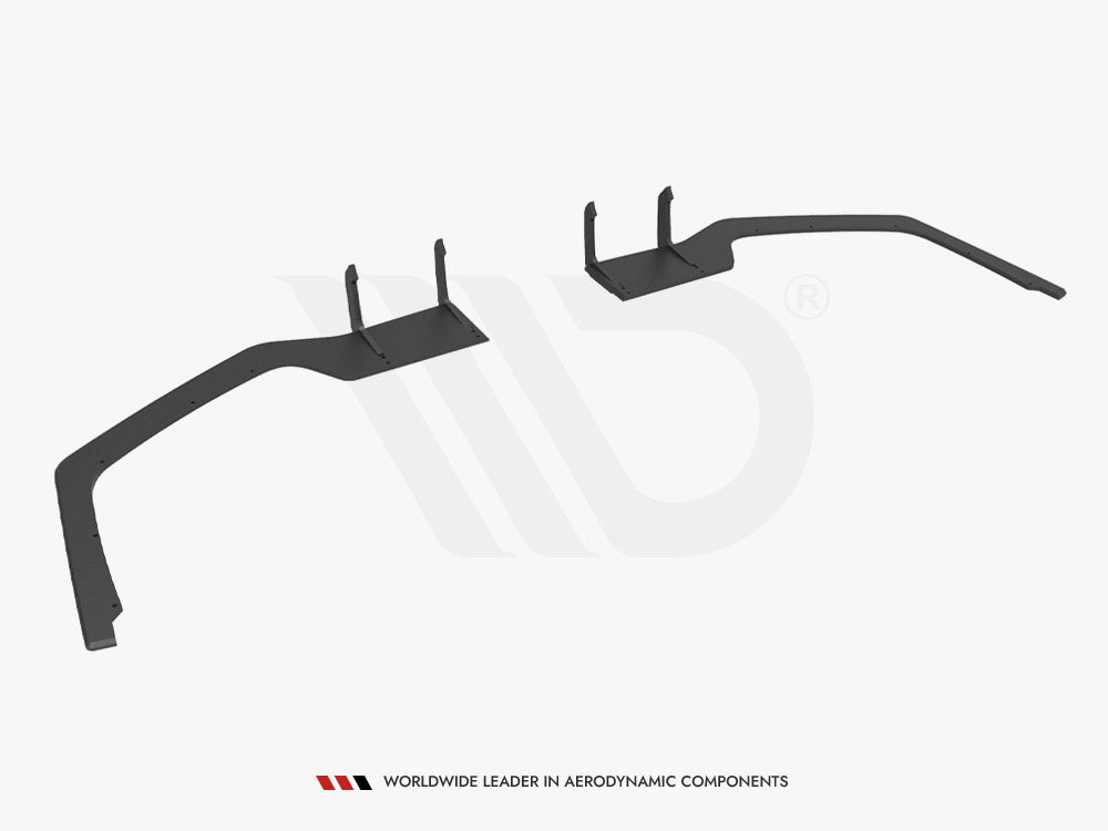 Maxton Design Street PRO Rear Side Splitters V.1 Honda Civic Sport Mk10 Facelift
