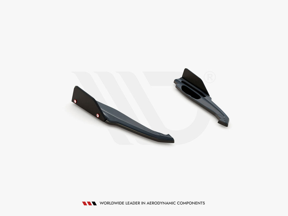 Maxton Design Rear Side Splitters V.1 + Flaps BMW M8 Gran Coupe F93