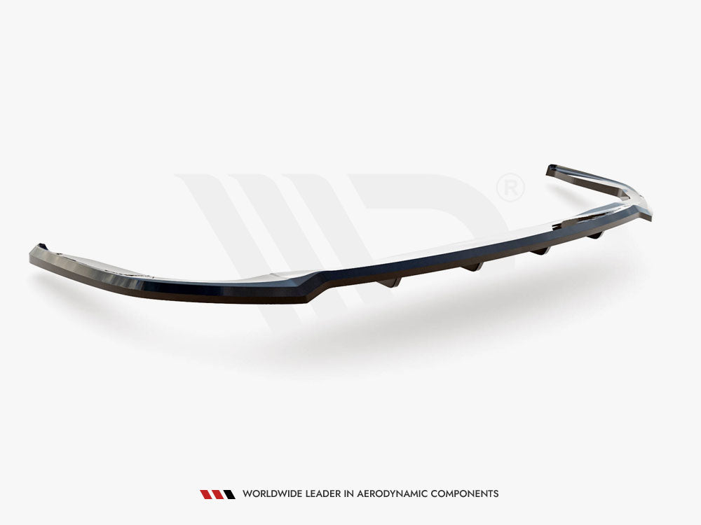 Maxton Design Central Rear Splitter (Vertical Bars) Honda Civic Mk10